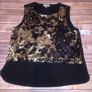 Sequin high low top